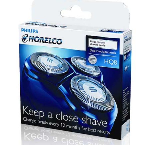 Philips Norelco HQ8 Replacement Electric Shaver Heads with Dual Blades 6pcs - Picture 2 of 4